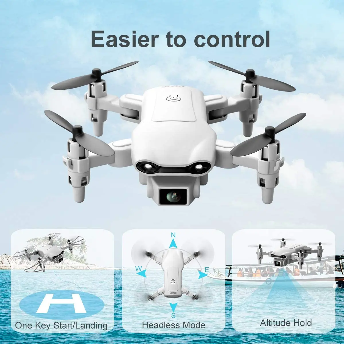 New V9 Mini Drone 4k profession HD Wide Angle Camera 1080P WiFi fpv Drone Dual Camera Height Keep Drones Camera Helicopter Toys