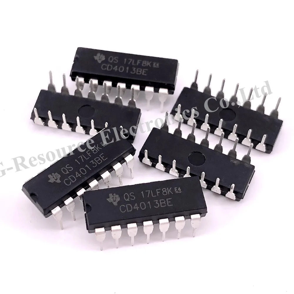(10 stücke) CD4013BE DIP-14 CD4013 DIP14 4013BE DIP CMOS DUAL D-TYPE FLIP-FLOP