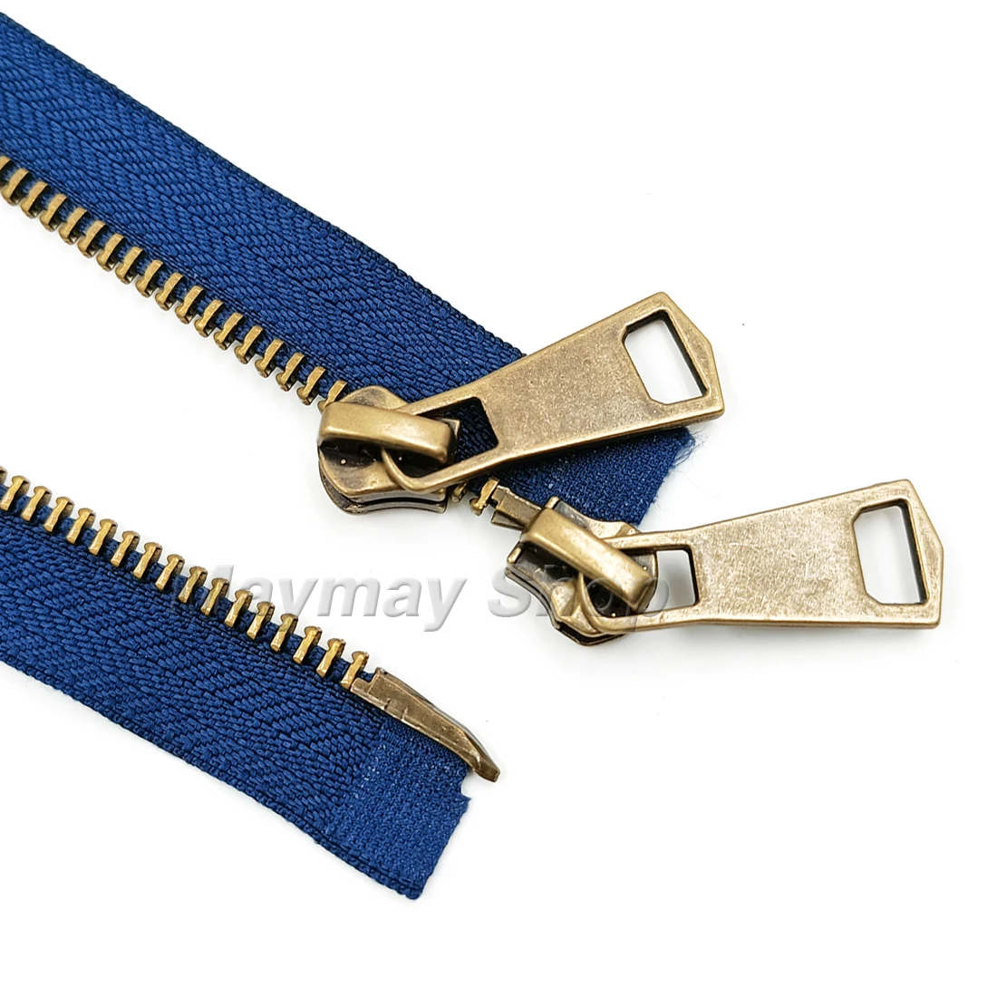 5# Colorful High Quality Open-End Double Sliders Copper Metal Zipper 2-Ways Zip Diy Handcraft For Sewing Cloth Pocket Garment