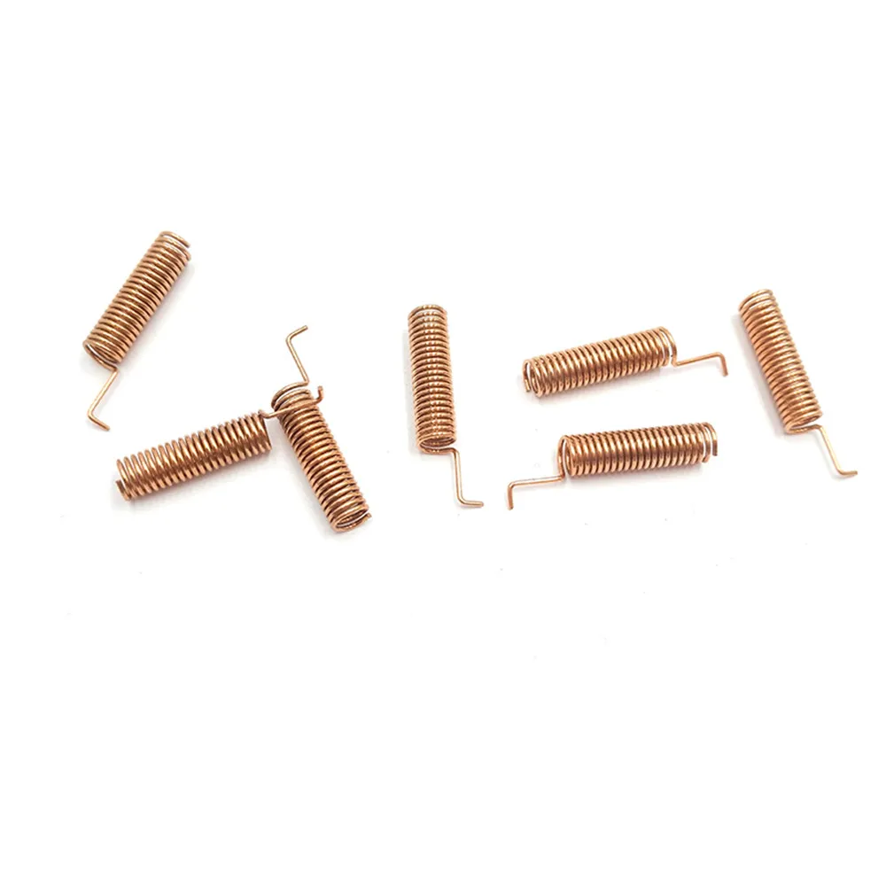 

Taidacent 10PCS 433mhz PCB Antenna SX1278 SX1276 433MHZ Lora Antenna Spiral Coil Winding Copper Brass Spring Antennas