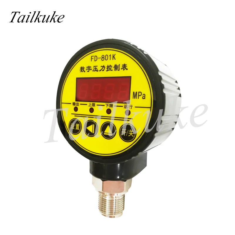 FD-801K Digital Pressure Control Table, Digital Display Electrical Contacts, Fire Intelligent Pressure Switch Controller