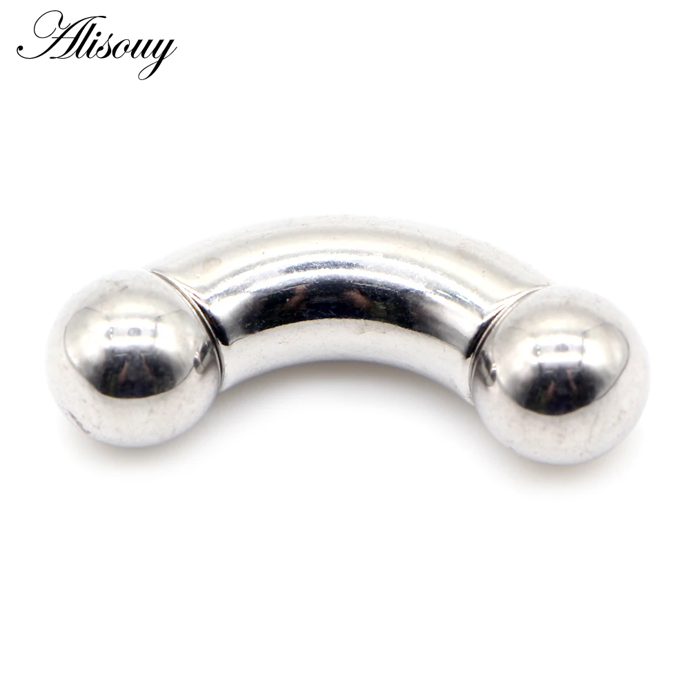 Alisouy 1 adet Çelik Kulak Delme Helix Piercing Kaş Piercing Dudak Labret Yüzükler Küpe Tragus Halter piercing göbek takısı