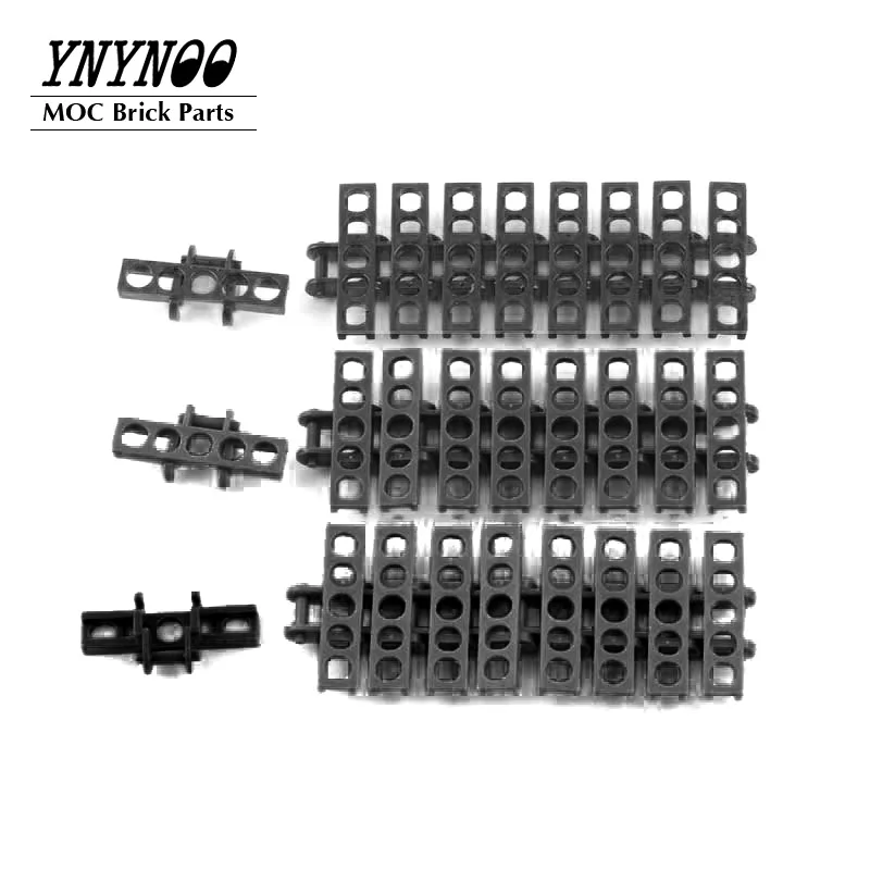 100-400Pcs High-Tech Parts 3873 Caterpillar Track Building Blocks Vehicle Tank Treads Chain Links 15379 Truck MOC Brick DIY Toys