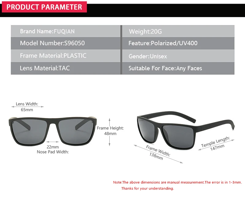 Klassische schwarze quadratische Sonnenbrille für Herren und Damen, Vintage-polarisierte Sonnenbrille für Herren, modisch, blau, zum Fahren, Reisen – Detail 6