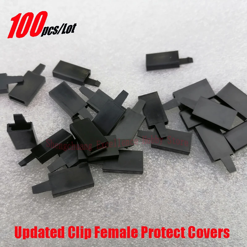 100 pcs Single JR Futaba Servo Plug Cover Connector Metal Terminal for Model Fan Toy Plane Drone Car ESC Lipo Batttery Receiver