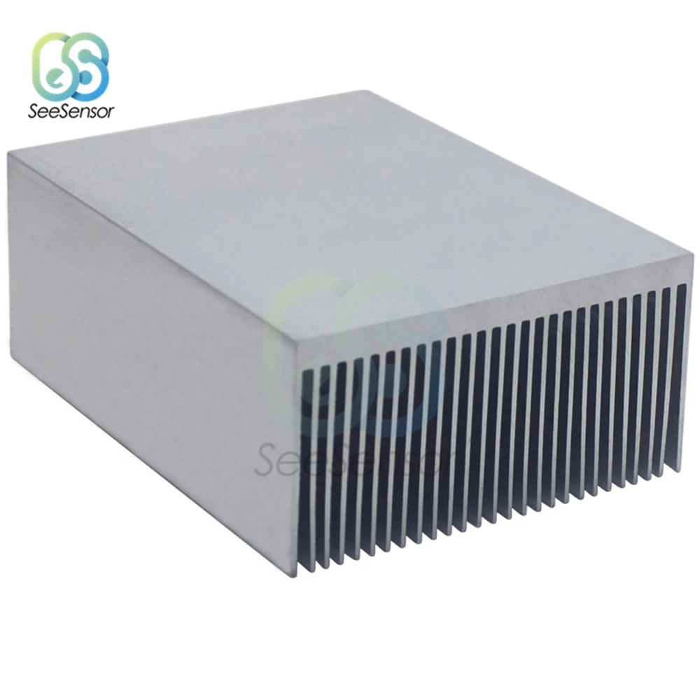 100x69x36mm Electronic Radiator Aluminum Dense Teeth Heatsink Extruded Heat Sink Computer Water Cooling System