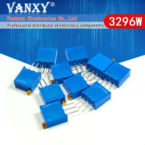 Set of 10 Trimmer Potentiometers vanxy