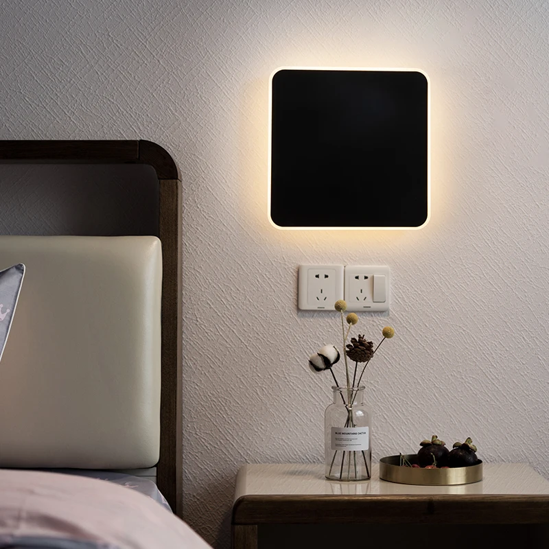 

Postmodern Eclipse LED Indoor Wall Lamps Bedroom Bedside Sconce For Home Stairs Lighting Bathroom Novelty Light Kitchen Fixture