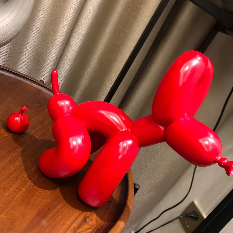 

Hot New American Art Resin Handicraft Balloon Dog Statue Balloon Dog Christmas Gift Valentine's Day