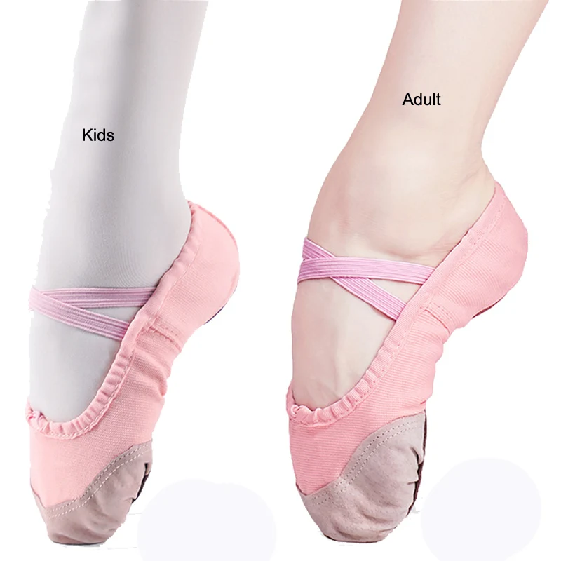 Girls Kids Pointe Shoes Dance Slippers High Quality Ballerina Boys Children Practice Shoes For Ballet