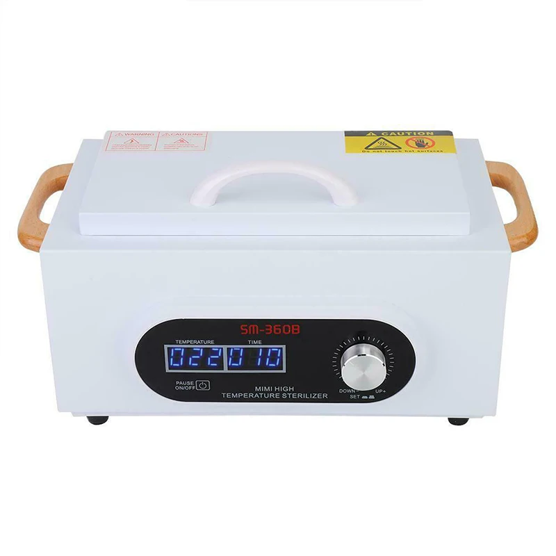 220 Celsius Degrees Sterilizer Fully Disinfection For Hairdressing Tattoo Kit Manicure Tool in Beauty Spa Manicure Salon