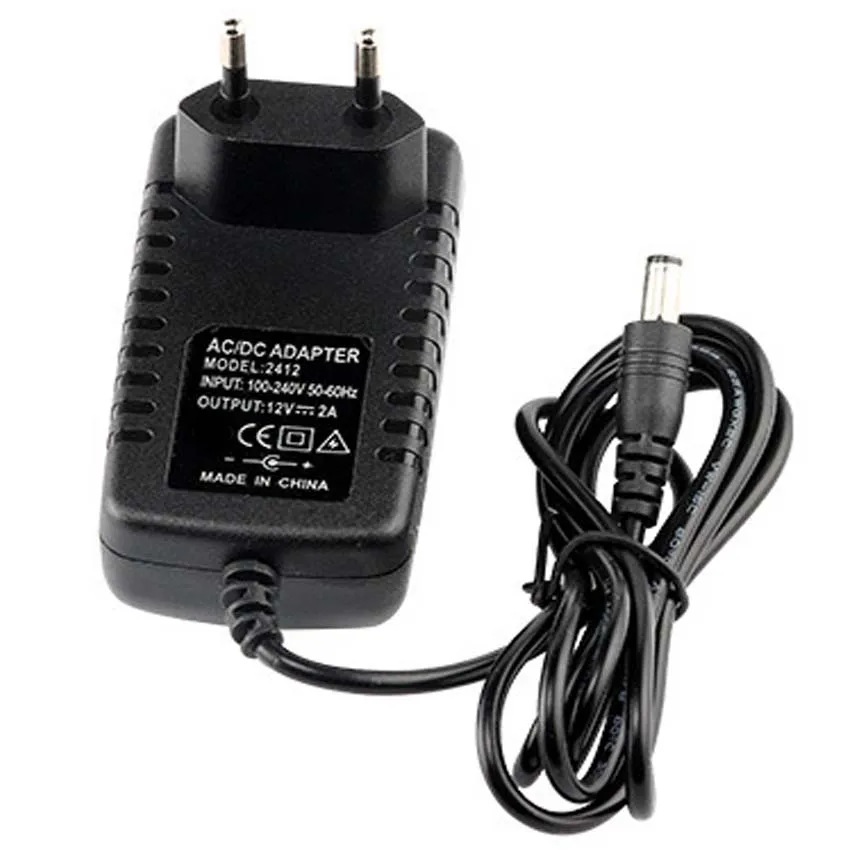 Adaptador de corriente AC 110-240V DC EU US AU UK 12V 9V 5V 6V 7V 3V 10V 1A 0.5A 1.5A 2A fuente de alimentación para tira de luz LED