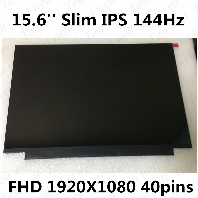 15.6'' FHD 144Hz 72% NTSC 40 Pins FHD IPS LCD Screen Display Panel For LP156WFG-SPB2 SPF2 NV156FHM-N4K LP156WFG-SPM1 5D10R19779