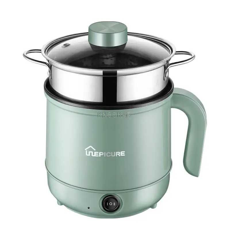 

110/220 В многофункциональная электрическая плита, горячий горшок, мини-антипригарная кухонная сковорода для лапши, приготовления пищи, пароварка для яиц, подогреватель супа, сковорода для жарки