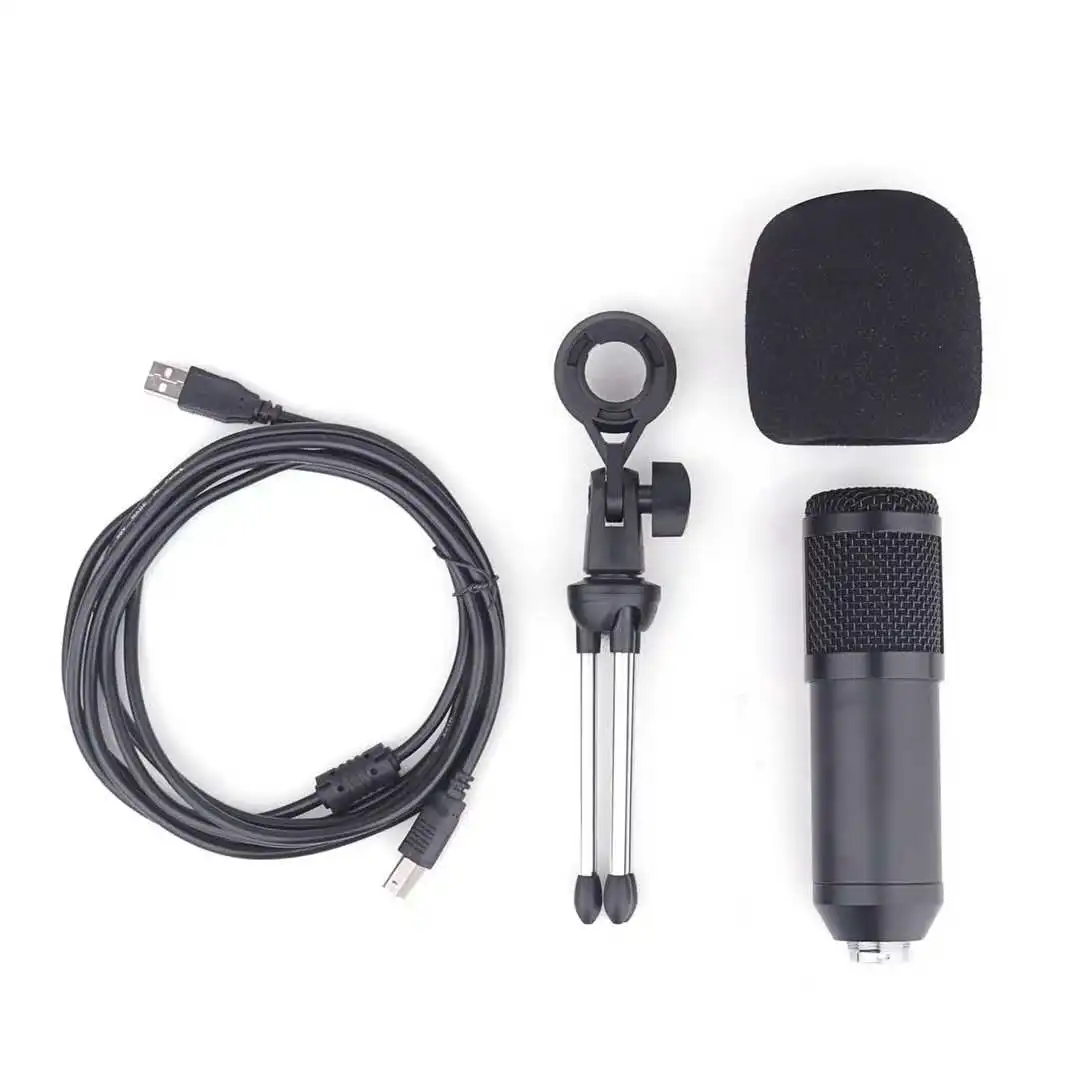 

Professional USB Condenser Tabletop Microphone For Laptop PC Live Vlog Video INTERVIEW Speech Recording Teaching with Spider