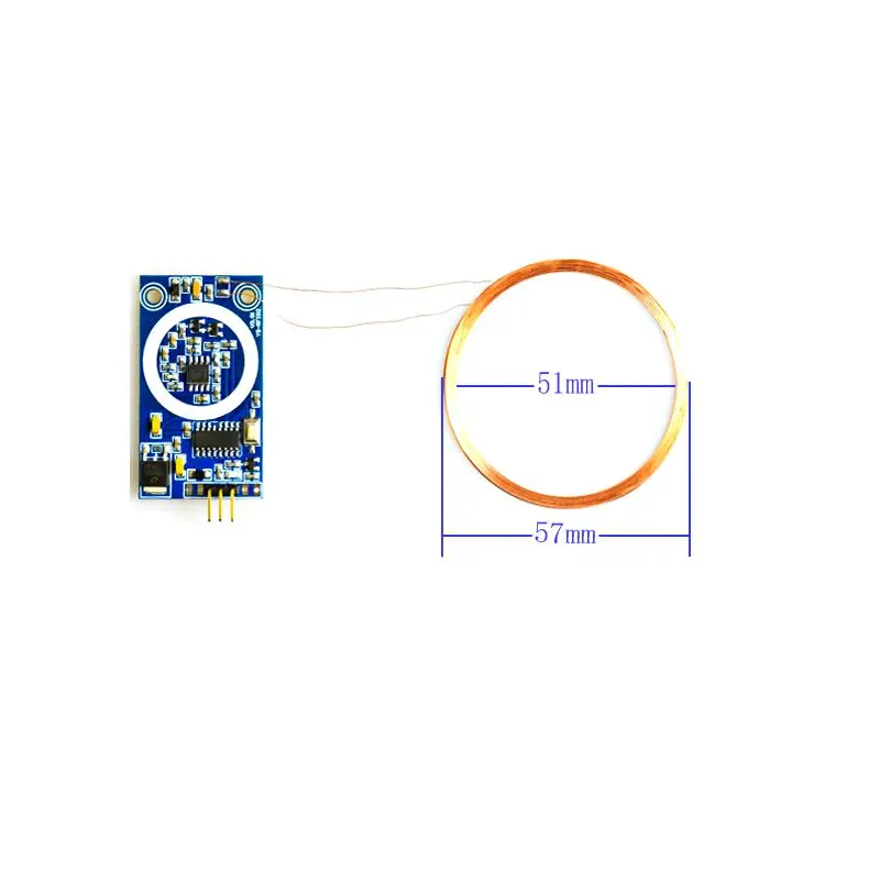 5V 12V 125Khz RFID Card Reader Module IO Output 40 Registered Users Control Module