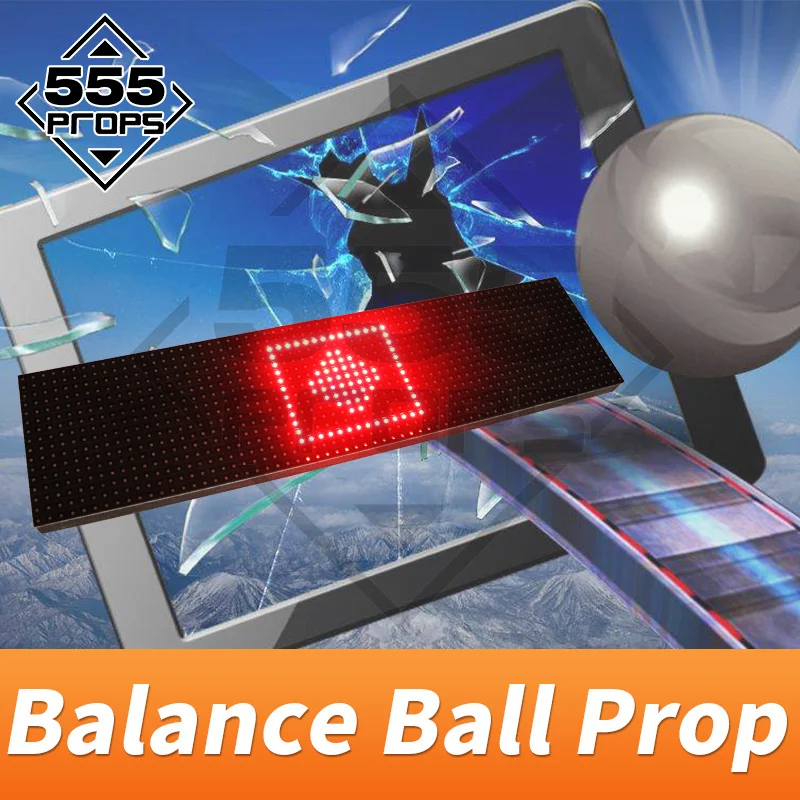 555PROPS escape room game balance ball prop use two plastic button to control the cursor in middle squre