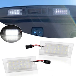 2Pcs Canbus LED Number License Plate Light Lamp for Jeep Cherokee KL 2014-2018 Led Car Tail Lamps white OEM: 68223864AB