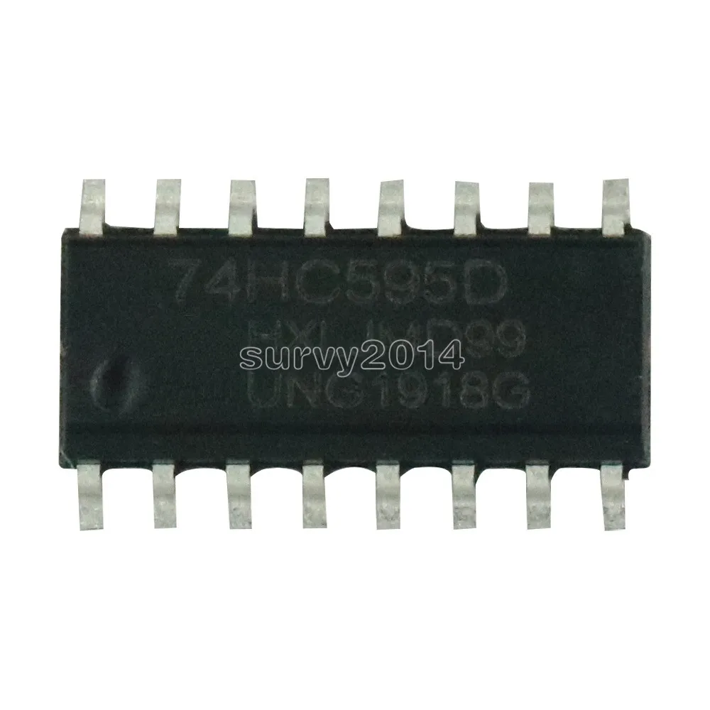 5 шт. 74HC595D 74HC595 8-битный регистр сдвига SOP-16 IC новый