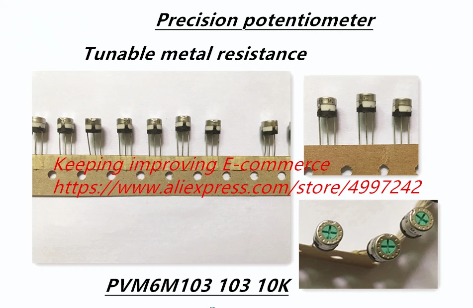 Original new 100% PVM6M103 precision potentiometer 103 10K tunable resistance metal (Inductor)