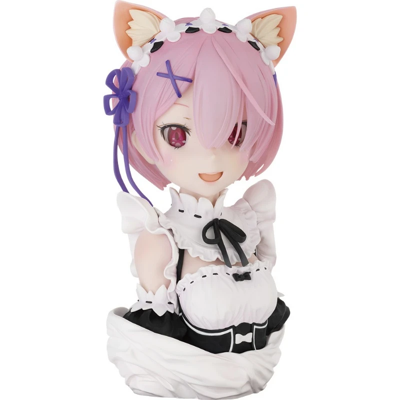 

Resin Figure Kit 1/3 Re:ZERO Starting Life In Another World Ram Bust Unpainted Garage Resin Kit Model GK