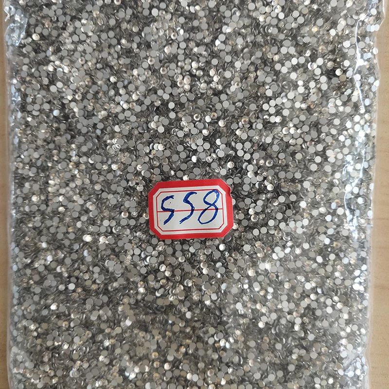 Hot sale Bulk packaging ss6-ss30 Non Hotfix Rhinestone Nail art Crystals and Stones For Nail art Decorative accessories