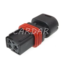 1 Set 3 Pin Wiring Waterproof Electrical Connector AC Assembly Automobile Socket With Metal Pins