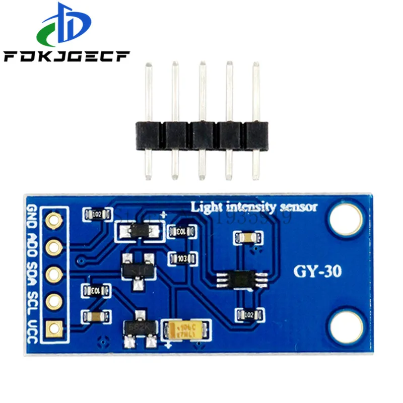 GY-30 The digital optical intensity illumination sensor BH1750FVI of module