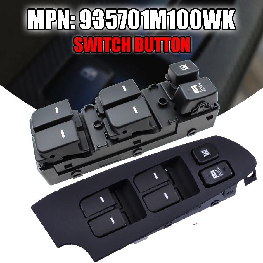 

Wooeight 14pins Power Window Main Switch Front Left Door Side Panel For KIA Cerato Forte 2010-2013 93570-1M110WK 935701M100WK