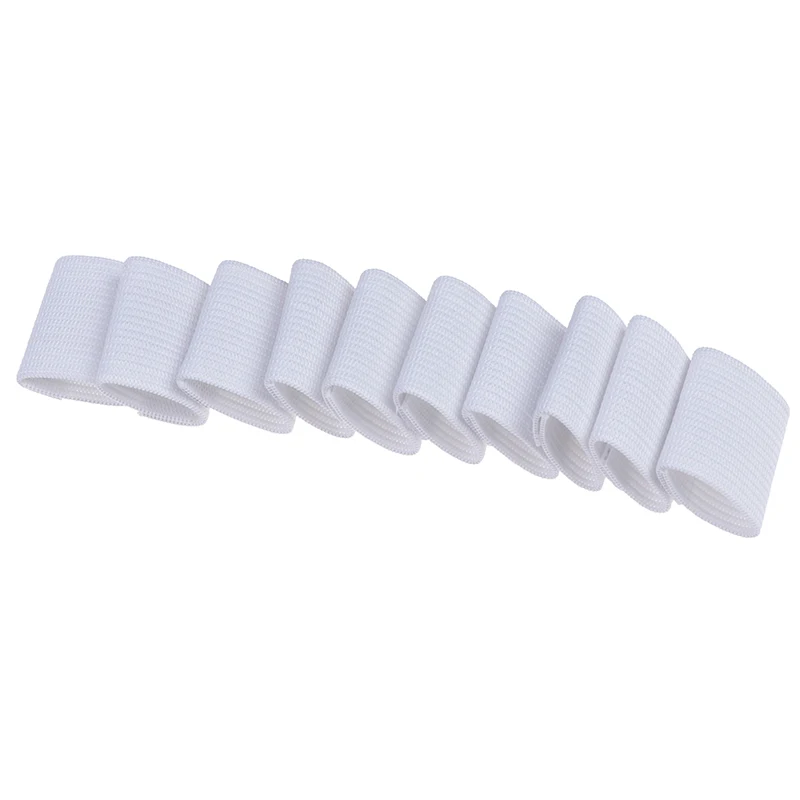 10pcs Outdoor Sports Stretchy Finger Protector Sleeve Vinger Mouwen Artritis Ondersteuning Basketbal Volleyball Vinger Guard