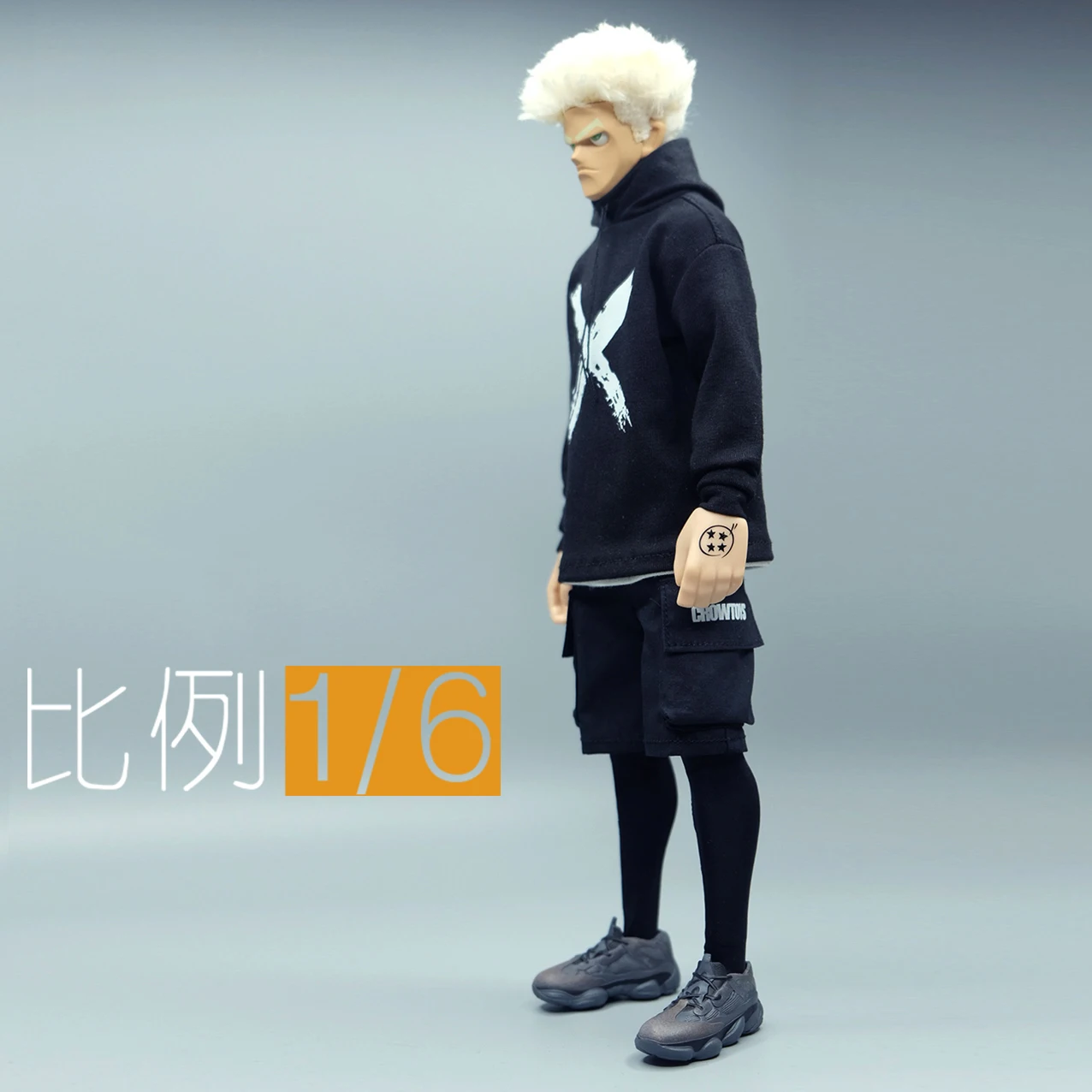 For Sale 1/6th CROWDHTOYS Fashion Hoodie Shirt Shorts Pant Socks Model For 12inch Body Action Accessories