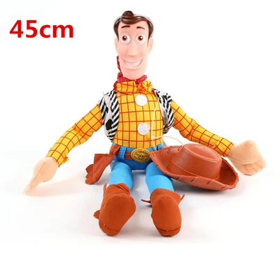 Heißer Toy Story Sherif Woody Buzz Lightyear Auto Puppen Plüsch Spielzeug Außerhalb Hängen Spielzeug Nette Auto Zubehör Auto Dekoration 25/35/45CM