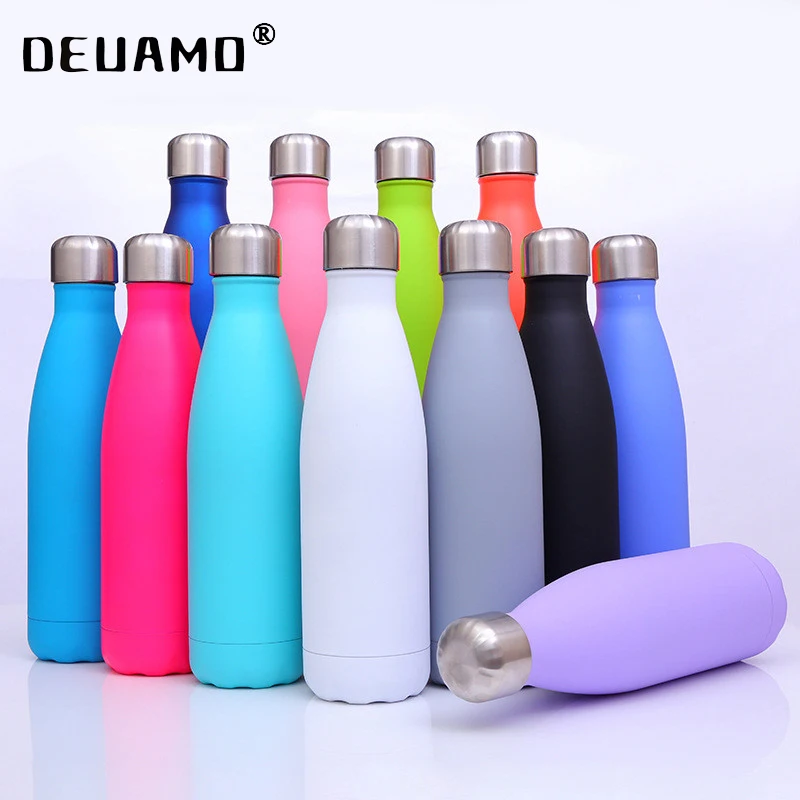 Customized Thermos Bottle For Water Bottles Double-Wall Insulated Vacuum Flask Stainless Steel Cup Outdoor Sports Drinkware