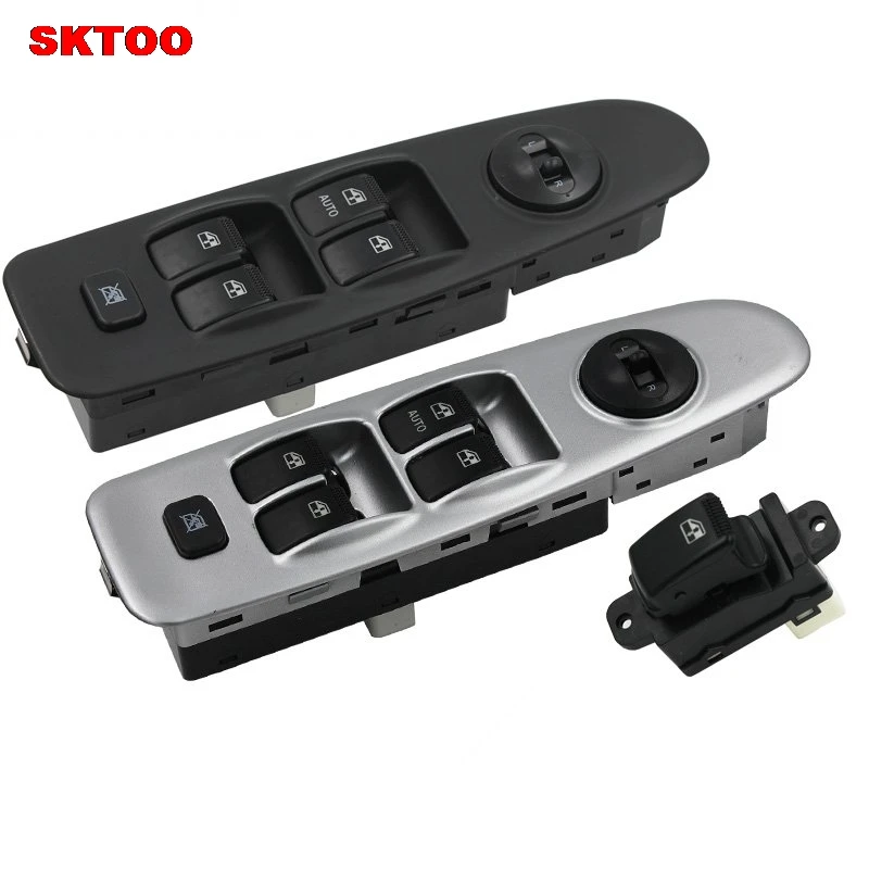 SKTOO  Power Window Lifter Regulator Master Control Switch 93570-2D000 93570-2D100 93570-2D200  For Hyundai Elantra 2001-2006