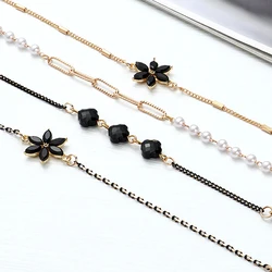 Metal Butterfly Small Daisy Sunglasses Glasses Chain Women Long Chain For Eyeglasses Chain Cord Holder Rope Neck Strap Lanyard