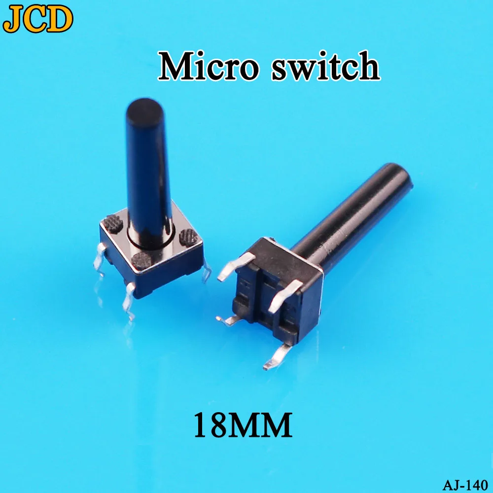 6X6X5/4.3/6/7/8/9/10/11/12/13/14MM Tact Switch Push Button Switch 12V Copper 4PIN DIP Micro Switch For TV/Toys/home use Button