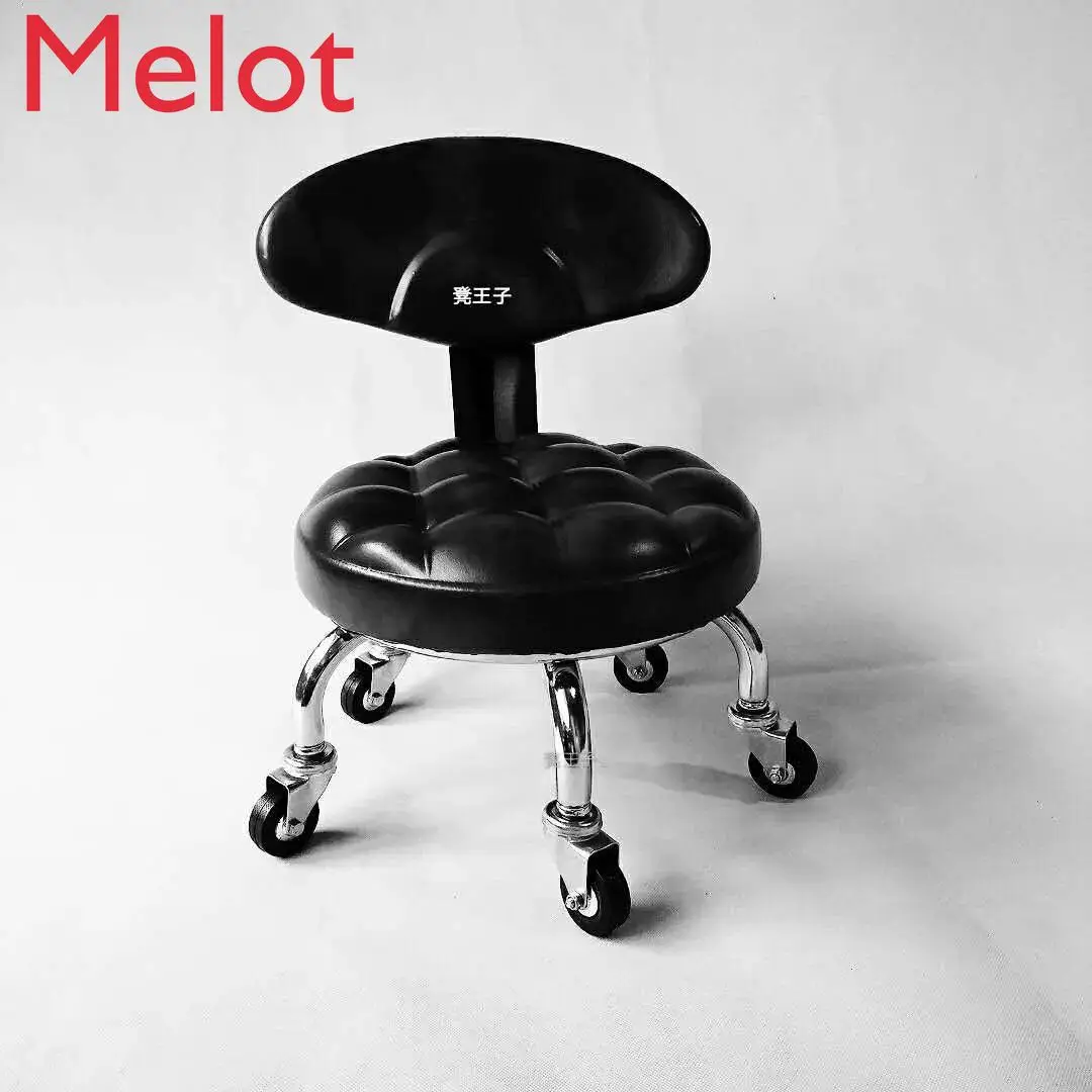 Wheeled Stool Beautiful Seam Floor Cleaning Stool Small Bench Children Toddler Stool Wheels Sofa Stool Low Stool Pulley Stool