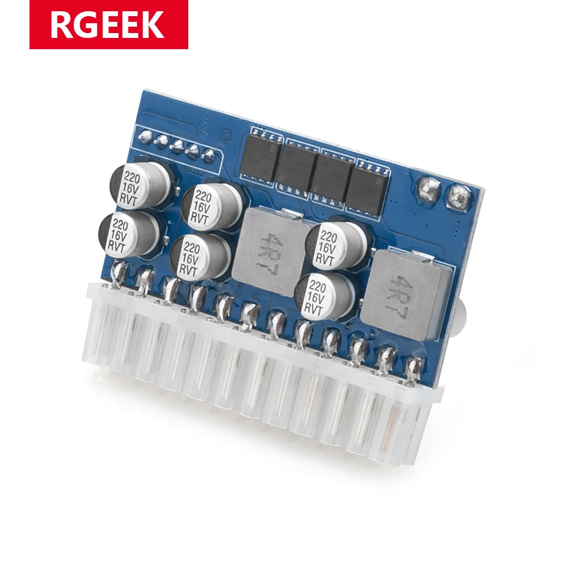 RGEEK DC 12V 160W 24Pin ATX Power Switch PICO PSU Mobil Auto Mini ITX Modul Catu Daya Tinggi ITX Case