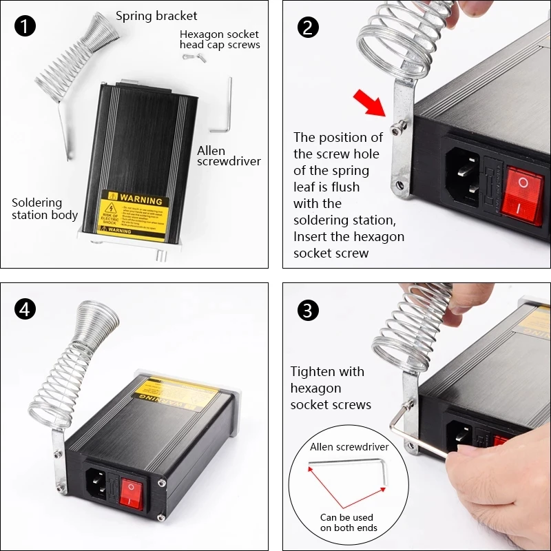 T12 Soldering Station STM 32 Digital Temp Adjust Repair Soldering Iron Equipment Portable Home Electronics Repair Tool Set