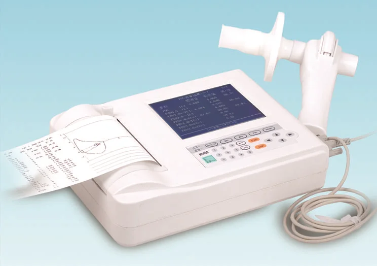 5.7in lcd portable electronic digital spirometer NSA99