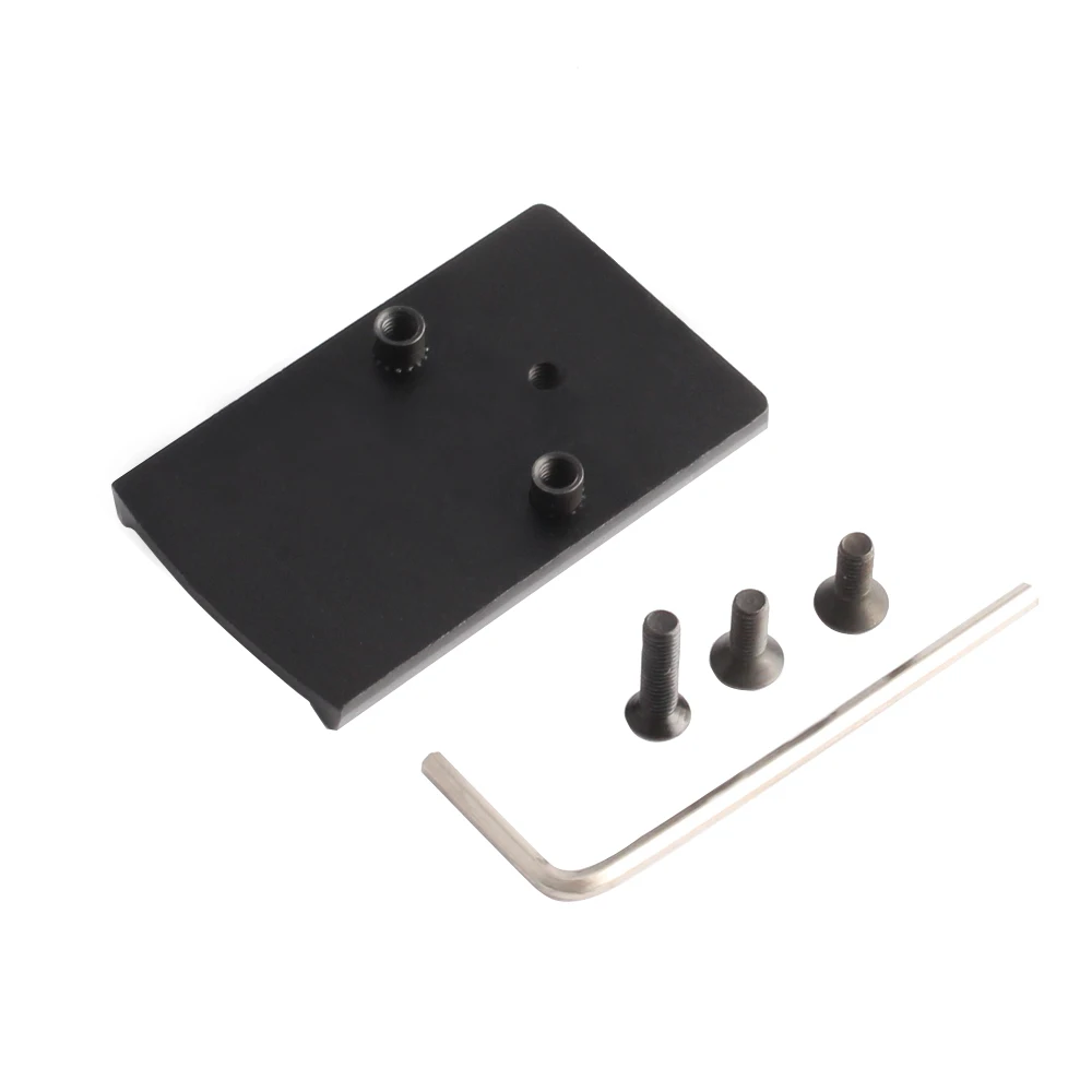 

Tactical Glock Plate Base Mount Fits RMR VISM Red Dot Sight for Real fire Caliber Rear Sight