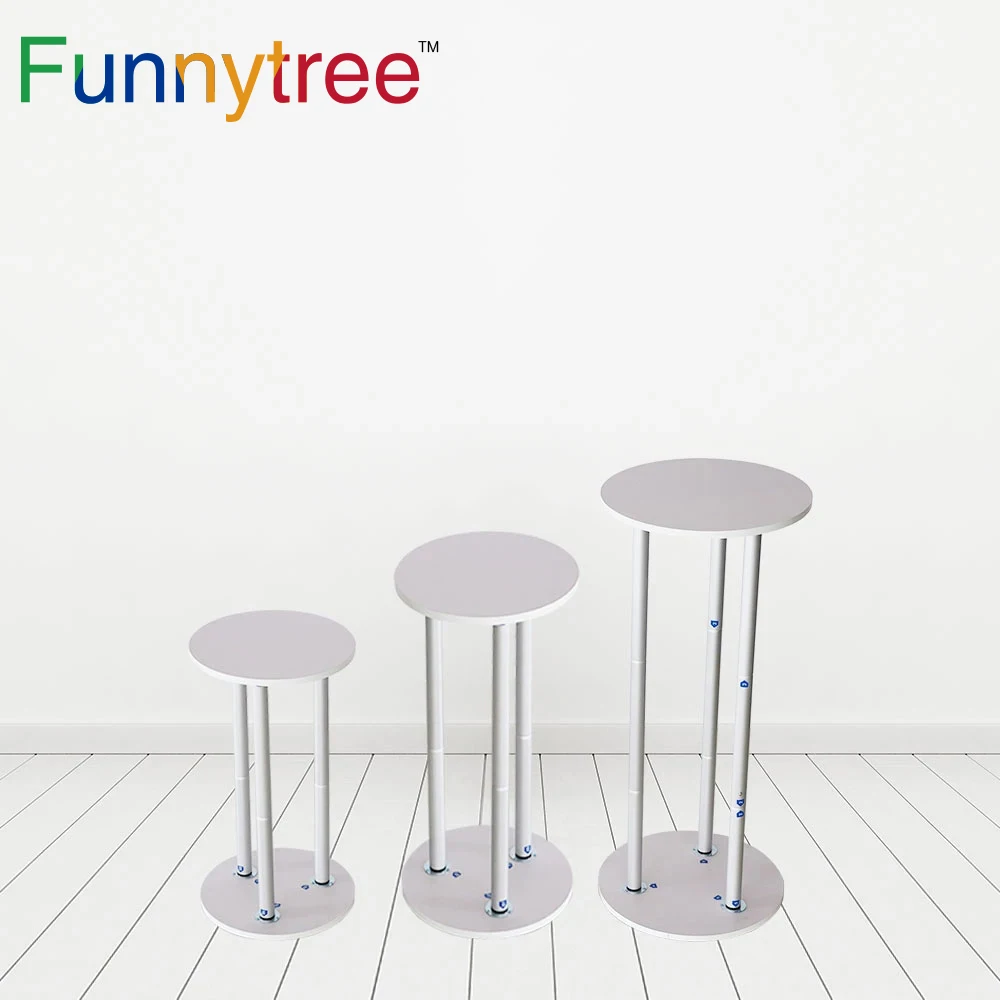 

Funnytree Cylindrical stand For cylinder Column Arch Background Baby Shower Backdrop Cover Support birthday party Decor Frame