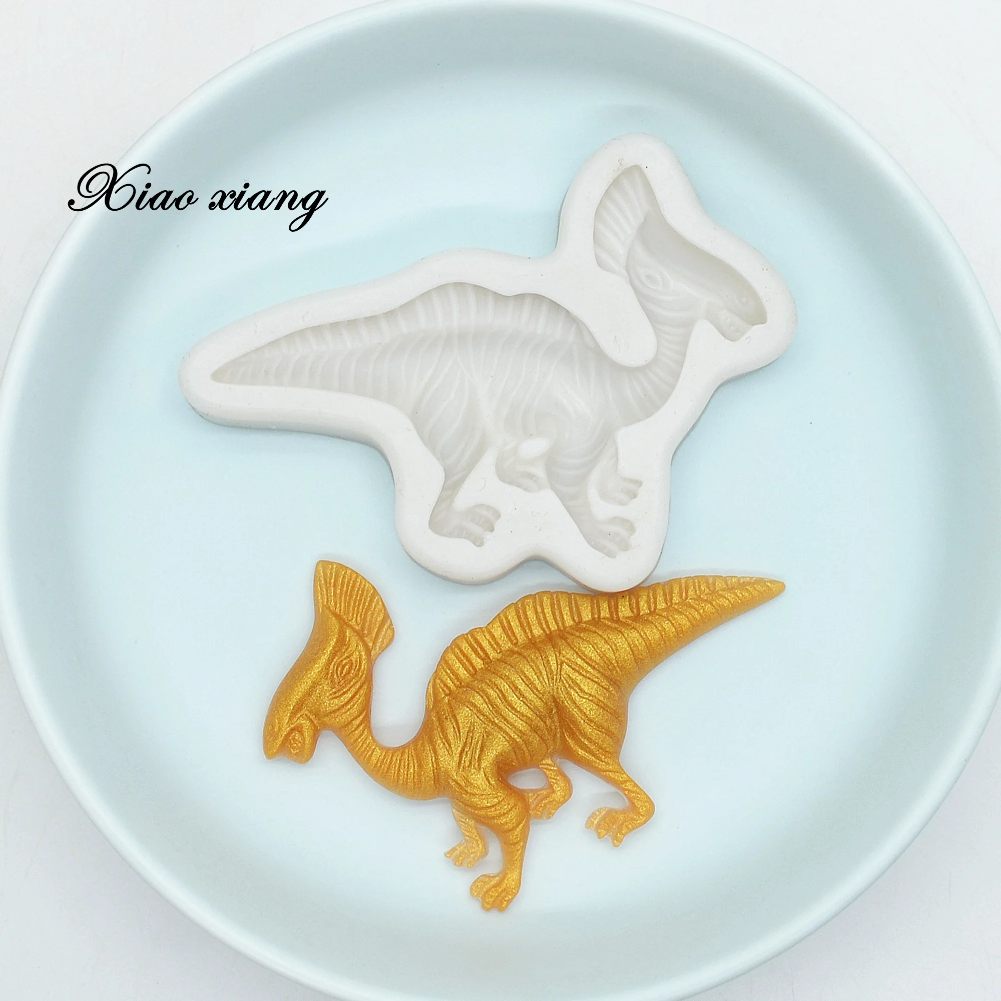 3D Dinosaur Shape Silicone Resin Mold Kitchen Baking Tools DIY Cake Pastry Fondant Moulds Chocolate Lace Decorating Tools