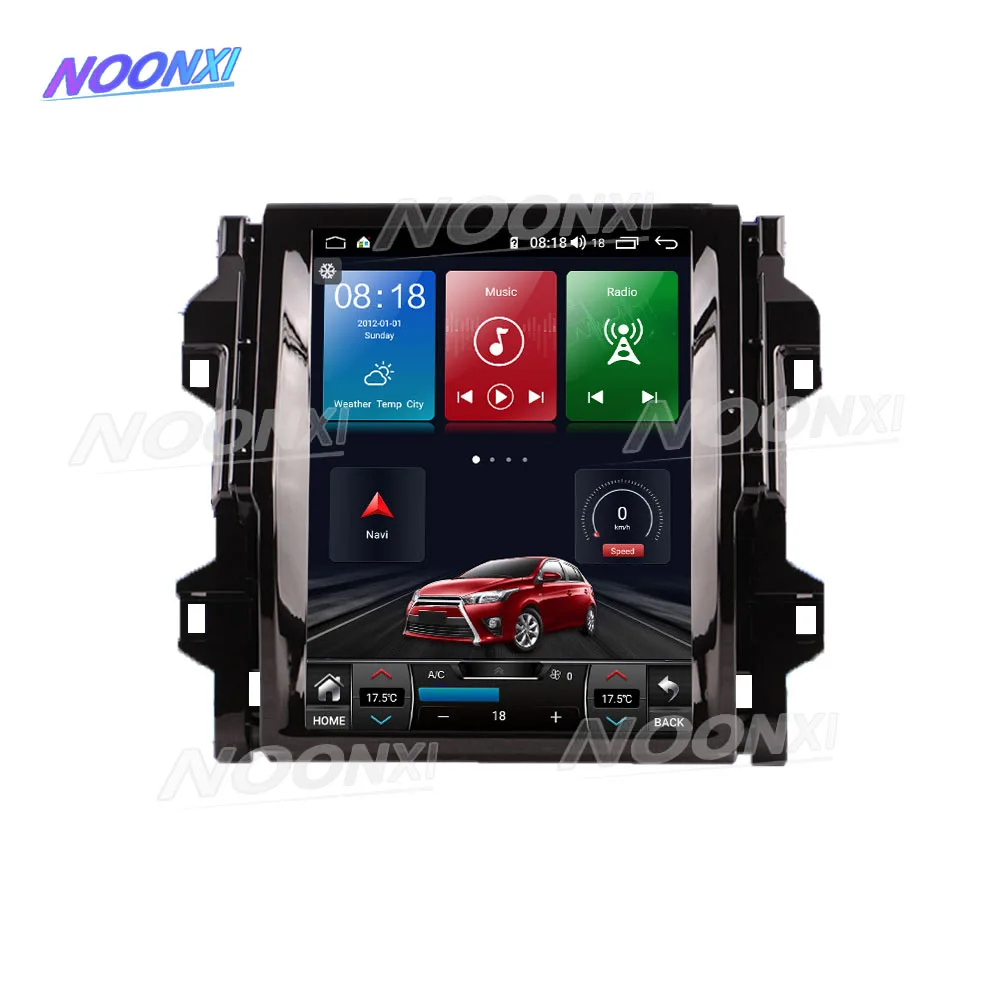 For Toyota Fortuner 2016 - 2020 Android Car Auto Radio Multimedia Player Tesla Style Screen Carplay 6+128G Video Head Unit