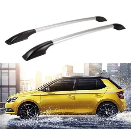 For  Skoda Fabia hatchback Car Aluminum Alloy Roof rack Luggage Carrier bar Car Accessories