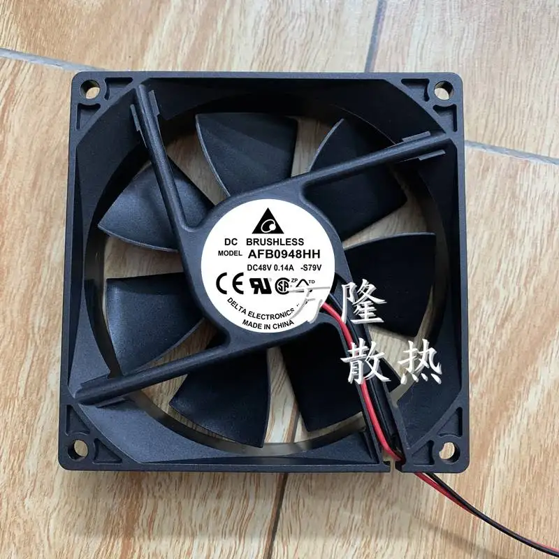 

Delta Electronics AFB0948HH S79V DC 48V 0.14A 90x90x25mm 2-Wire Server Cooling Fan