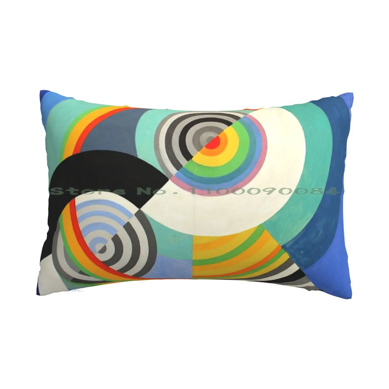 Robert Delaunay-Rythmes No 3 Pillow Case 20x30 50*75 Sofa Bedroom She Ra Netflix Cartoon Action Long Rectangle Pillowcover Home