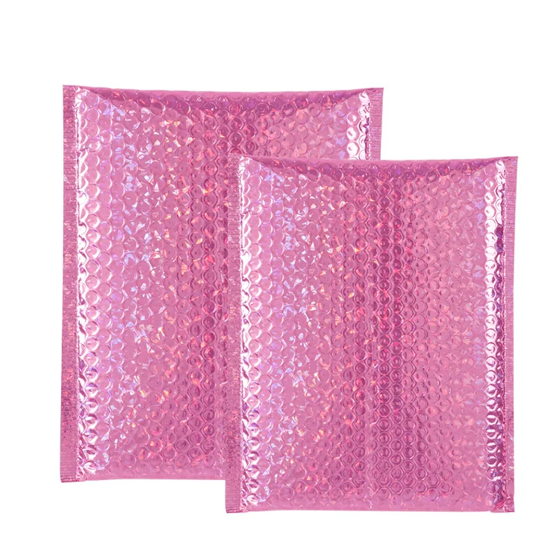 

20pcs Bubble Mailers Bag Aluminized Film Rose Gold Radium Bubble Bag Waterproof Foam Bag Express Packaging Bag Big Clothing Bag