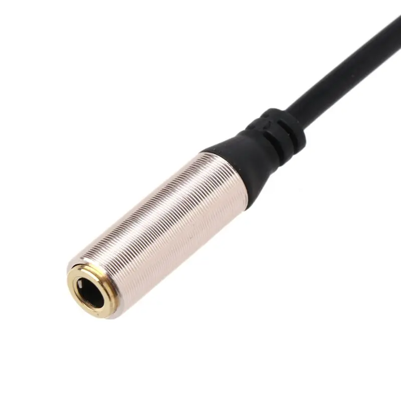 90 Degree 4 Pole 3.5mm Male to Female Stereo Extension Cable Cord for Samsung IOS Smartphone Tablet Laptop 3.5mm Earphone