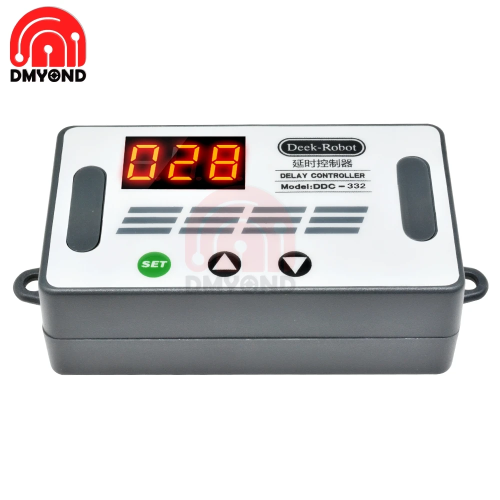 DC 5V-30V 12V 24V  Dual MOS LED Digital Display  Time Delay Relay High level trigger Cycle Timer Delay Switch Circuit